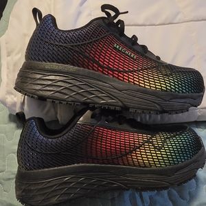 Lightly used Skechers work shoes